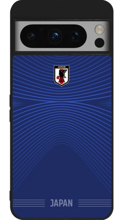 Google Pixel 8 Pro Case Hülle - Silikon schwarz Japan 2026 personalisierbares Fussballtrikot