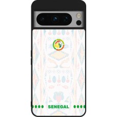 Google Pixel 8 Pro Case Hülle - Silikon schwarz Senegal 2026 personalisierbares Fussballtrikot