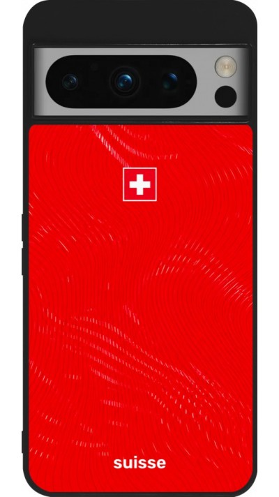 Google Pixel 8 Pro Case Hülle - Silikon schwarz Schweiz 2026 personalisierbares Fussballtrikot