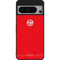 Google Pixel 8 Pro Case Hülle - Silikon schwarz Tunesien 2026 personalisierbares Fussballtrikot