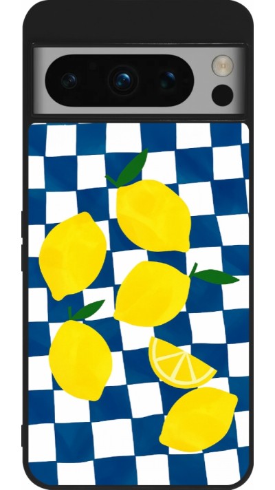 Google Pixel 8 Pro Case Hülle - Silikon schwarz Illustration lemons 2026