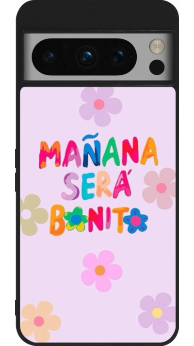 Coque Google Pixel 8 Pro - Silicone rigide noir Karol G Manana sera bonito