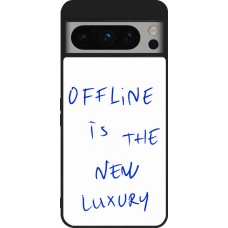 Coque Google Pixel 8 Pro - Silicone rigide noir Offline is the new luxury