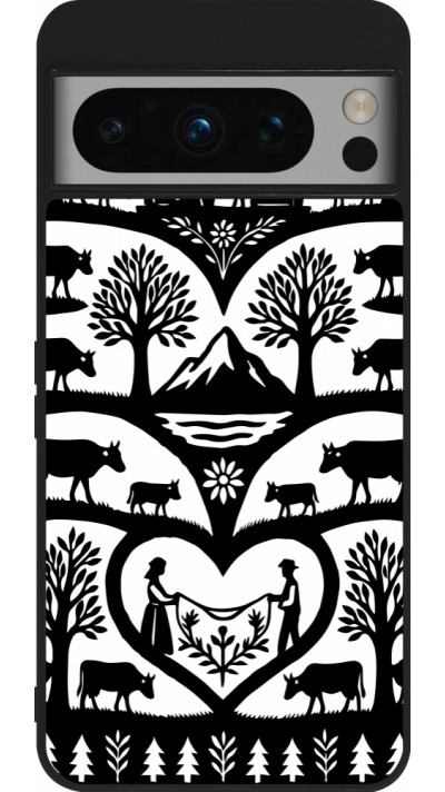 Google Pixel 8 Pro Case Hülle - Silikon schwarz Poya Schweiz 2