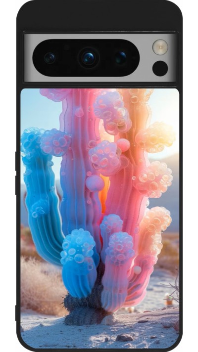 Coque Google Pixel 8 Pro - Silicone rigide noir Artificial vegetation 2025