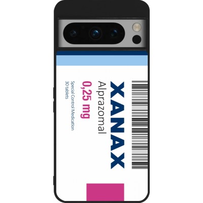 Google Pixel 8 Pro Case Hülle - Silikon schwarz Xanax Alprazolam 2025