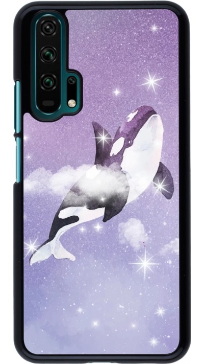 Hülle Honor 20 Pro - Whale in sparking stars