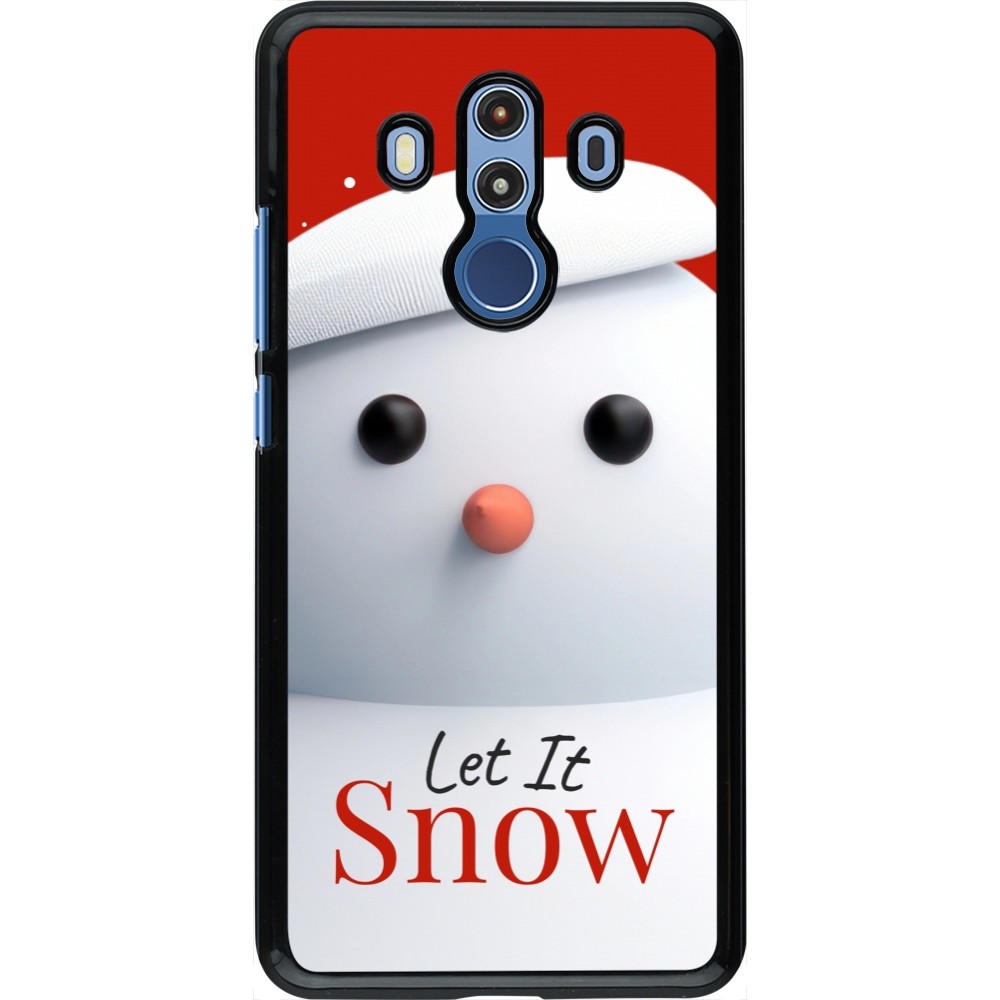 Huawei Mate 10 Pro Case Hülle - Christmas 25 Xmas Snowman