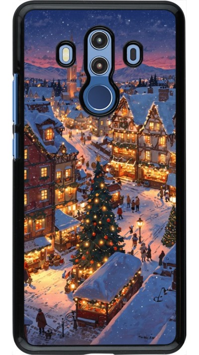 Huawei Mate 10 Pro Case Hülle - Christmas 25 Xmas Village