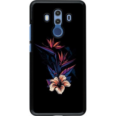 Hülle Huawei Mate 10 Pro - Dark Flowers