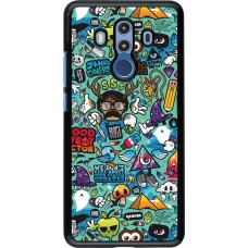 Huawei Mate 10 Pro Case Hülle - Mixed Cartoons Turquoise