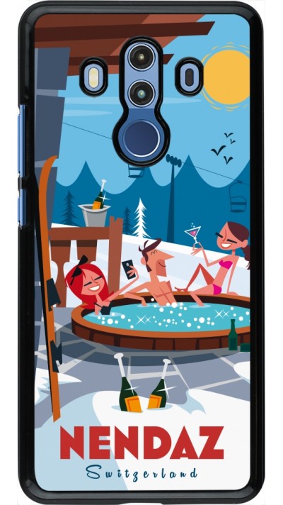 Huawei Mate 10 Pro Case Hülle - Nendaz Mountain Jacuzzi