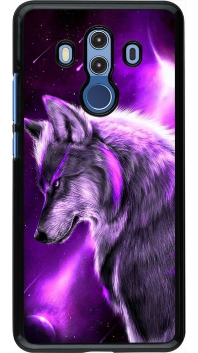 Hülle Huawei Mate 10 Pro - Purple Sky Wolf