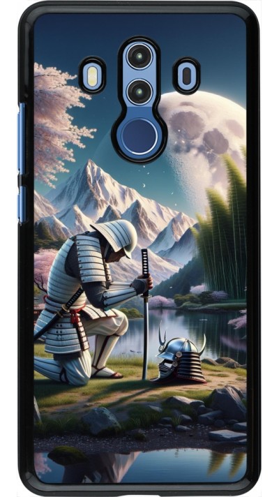 Huawei Mate 10 Pro Case Hülle - Samurai Katana Mond