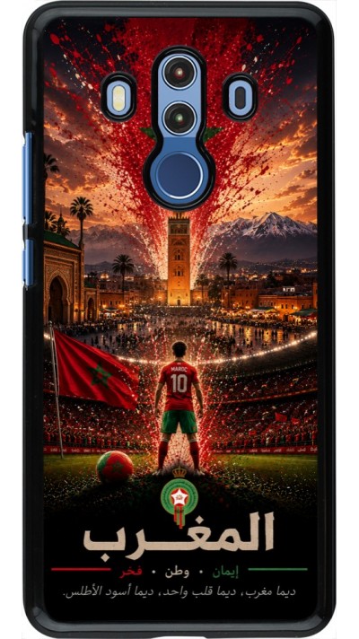 Huawei Mate 10 Pro Case Hülle - Fussball Marokko splash 2026