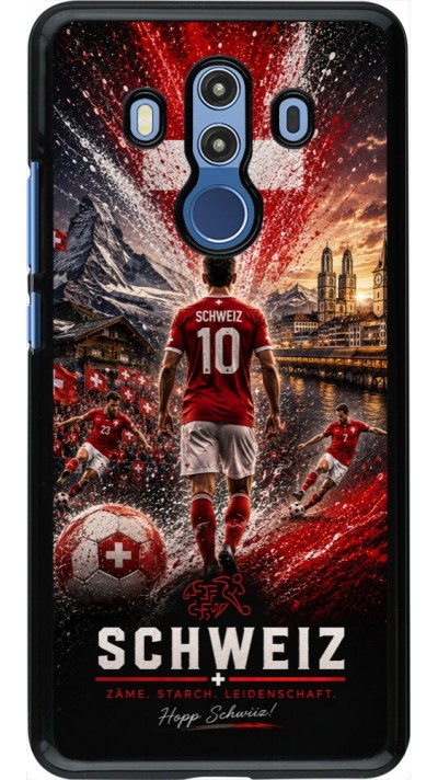Huawei Mate 10 Pro Case Hülle - Fussball Schweiz splash 2026