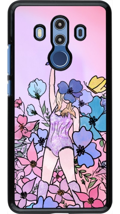 Huawei Mate 10 Pro Case Hülle - Taylor Swift Sketch - Pink