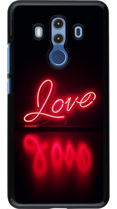 Coque Huawei Mate 10 Pro - Valentine 2025 Neon Love