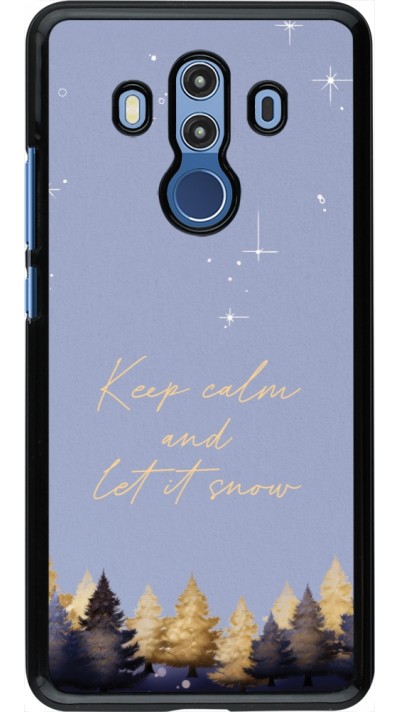 Huawei Mate 10 Pro Case Hülle - Winter 25 Winter illustration of trees