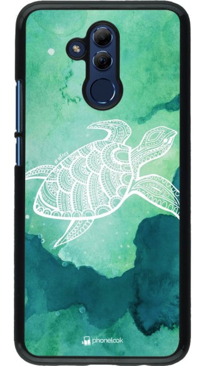 Hülle Huawei Mate 20 Lite - Turtle Aztec Watercolor