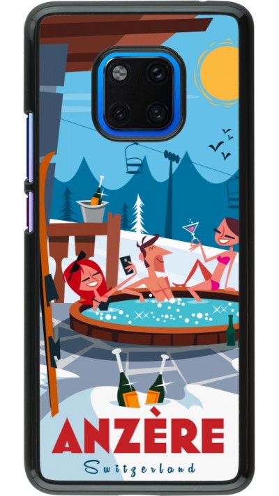 Huawei Mate 20 Pro Case Hülle - Anzère Mountain Jacuzzi