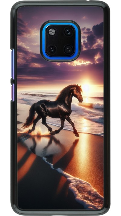 Huawei Mate 20 Pro Case Hülle - Pferd majestätisch Strand