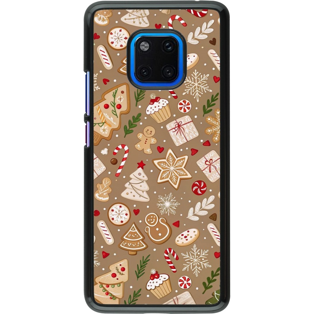Huawei Mate 20 Pro Case Hülle - Christmas 25 Pattern Ginger Cookie
