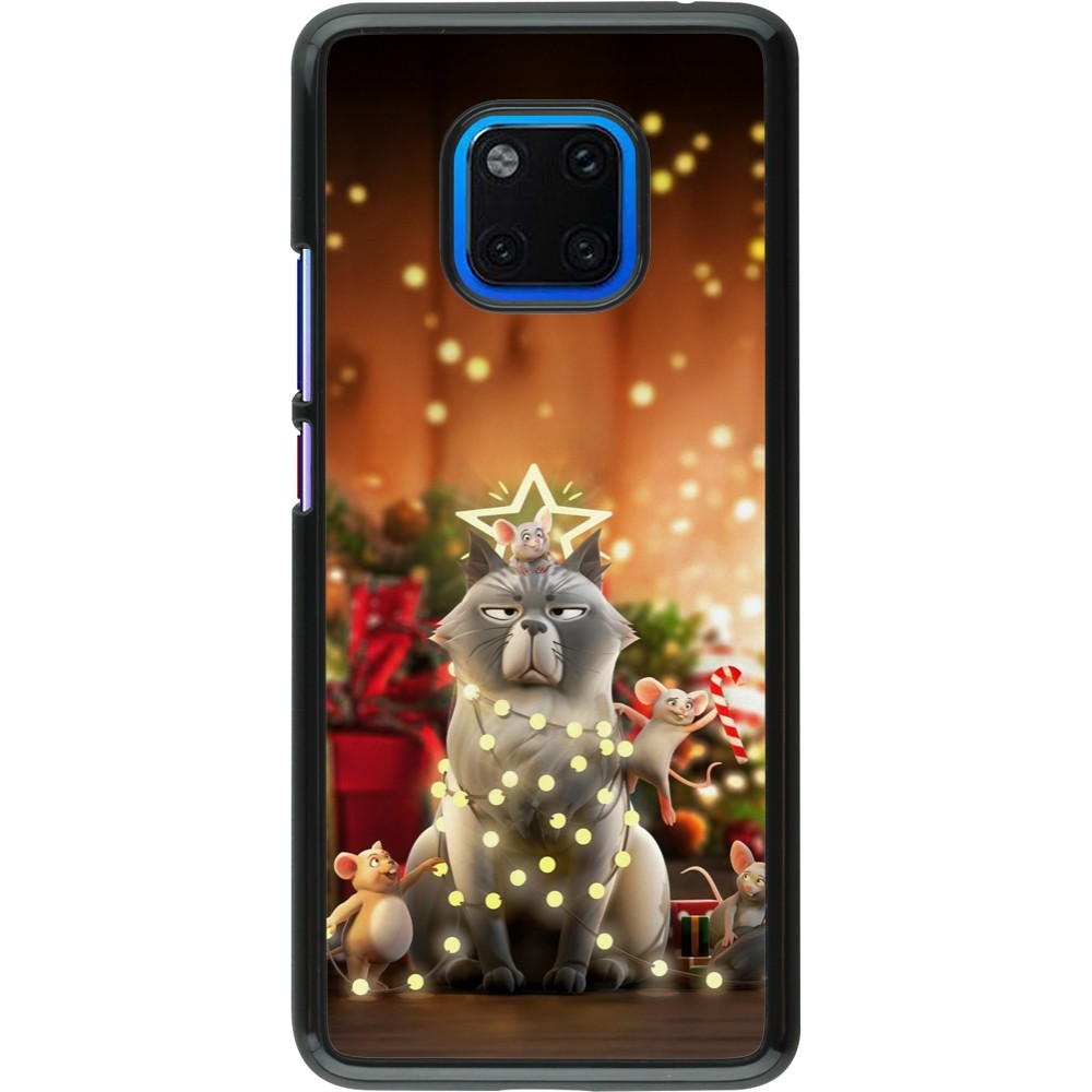 Huawei Mate 20 Pro Case Hülle - Christmas 25 Xmas Cat