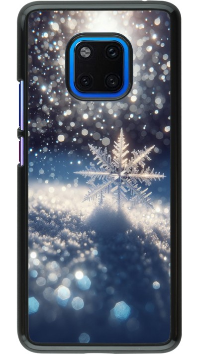 Huawei Mate 20 Pro Case Hülle - Schneeflocke Solar Glanz