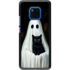 Huawei Mate 20 Pro Case Hülle - Halloween 2025 Ghost with black cat