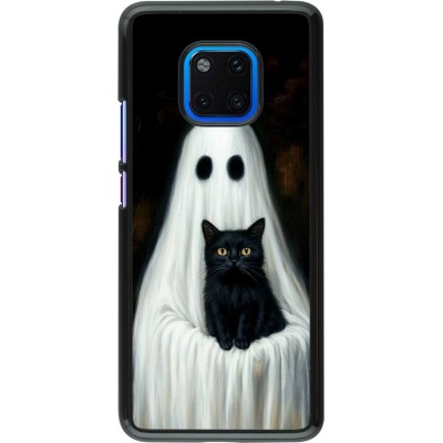 Huawei Mate 20 Pro Case Hülle - Halloween 2025 Ghost with black cat