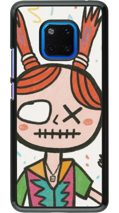 Coque Huawei Mate 20 Pro - Little Girl Sketch