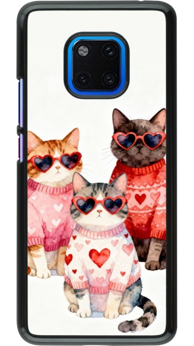 Huawei Mate 20 Pro Case Hülle - Saint Valentines Day 26 Cat Love