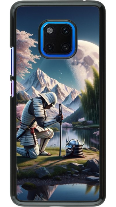 Huawei Mate 20 Pro Case Hülle - Samurai Katana Mond