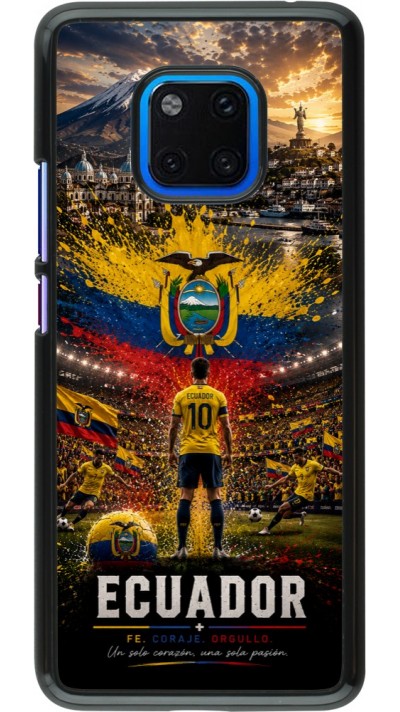 Huawei Mate 20 Pro Case Hülle - Fussball Ecuador splash 2026