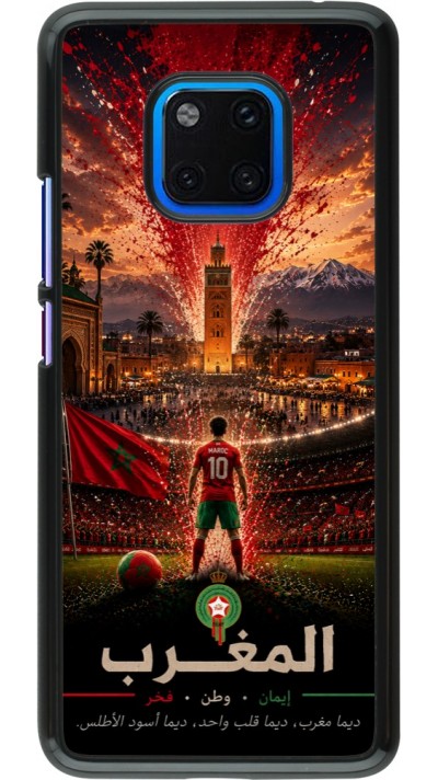 Huawei Mate 20 Pro Case Hülle - Fussball Marokko splash 2026