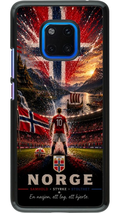 Huawei Mate 20 Pro Case Hülle - Fussball Norwegen splash 2026