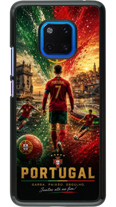 Huawei Mate 20 Pro Case Hülle - Fussball Portugal splash 2026