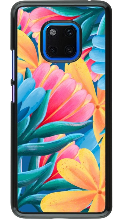Huawei Mate 20 Pro Case Hülle - Spring 23 colorful flowers