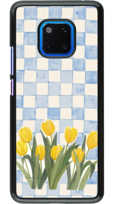 Huawei Mate 20 Pro Case Hülle - Blue vichy tulips 2026