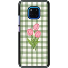 Huawei Mate 20 Pro Case Hülle - Green vichy tulips 2026