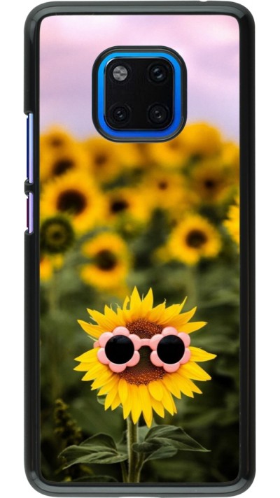 Huawei Mate 20 Pro Case Hülle - Sunflower with glasses 2026