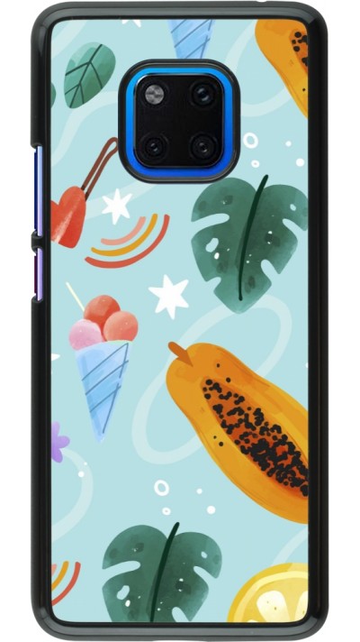 Huawei Mate 20 Pro Case Hülle - Summer 2025 Pattern papaya