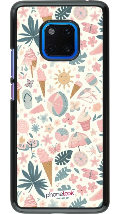 Huawei Mate 20 Pro Case Hülle - Sommer Pink Muster