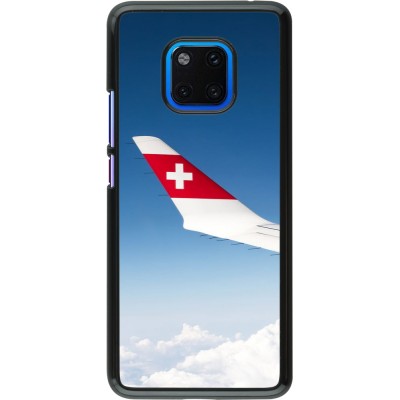 Huawei Mate 20 Pro Case Hülle -  Schweizer Nationalfeiertag Sky Swiss Flag