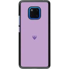 Huawei Mate 20 Pro Case Hülle - Valentine 2023 purpule single heart