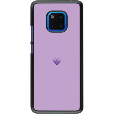 Huawei Mate 20 Pro Case Hülle - Valentine 2023 purpule single heart