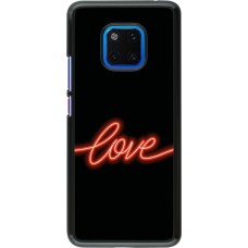 Huawei Mate 20 Pro Case Hülle - Valentine 2023 neon love