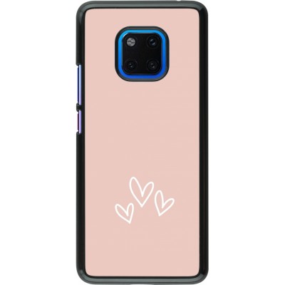 Huawei Mate 20 Pro Case Hülle - Valentine 2023 three minimalist hearts