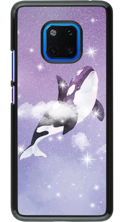 Hülle Huawei Mate 20 Pro - Whale in sparking stars